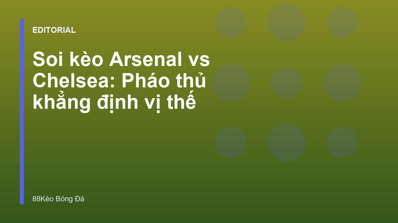 Arsenal vs Chelsea derby London